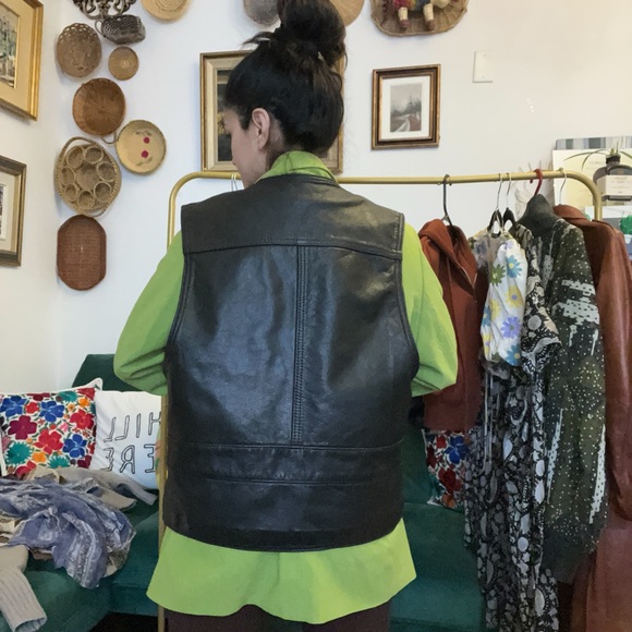 ALDO Vintage leather vest - Picture 5 of 15